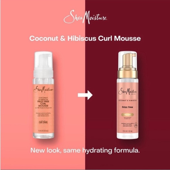 SheaMoisture Coconut and Hibiscus Frizz-free Curl Mousse - Picture 2 of 7